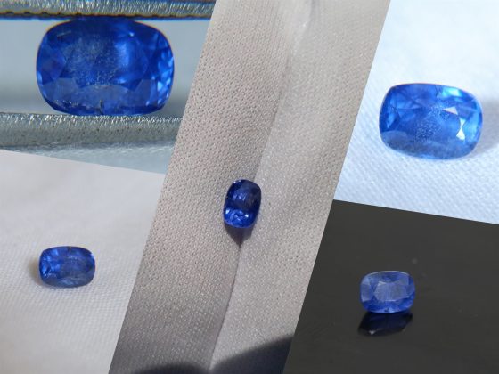 Vivid Cornflower Blue Sapphire - Rectangular - 1.13 ct - CSL certified